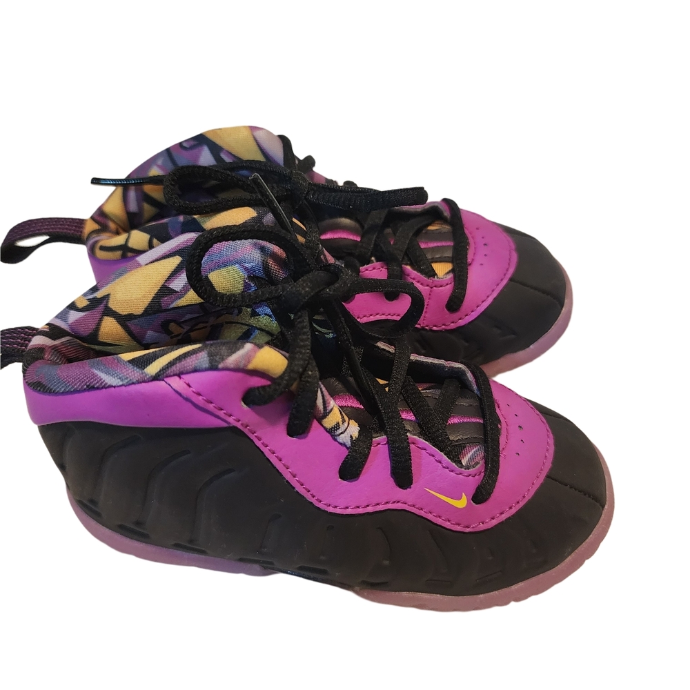 Nike Little Posite One DQ6213-500 Purple Pink Sneakers Shoes US Baby Toddler 7C